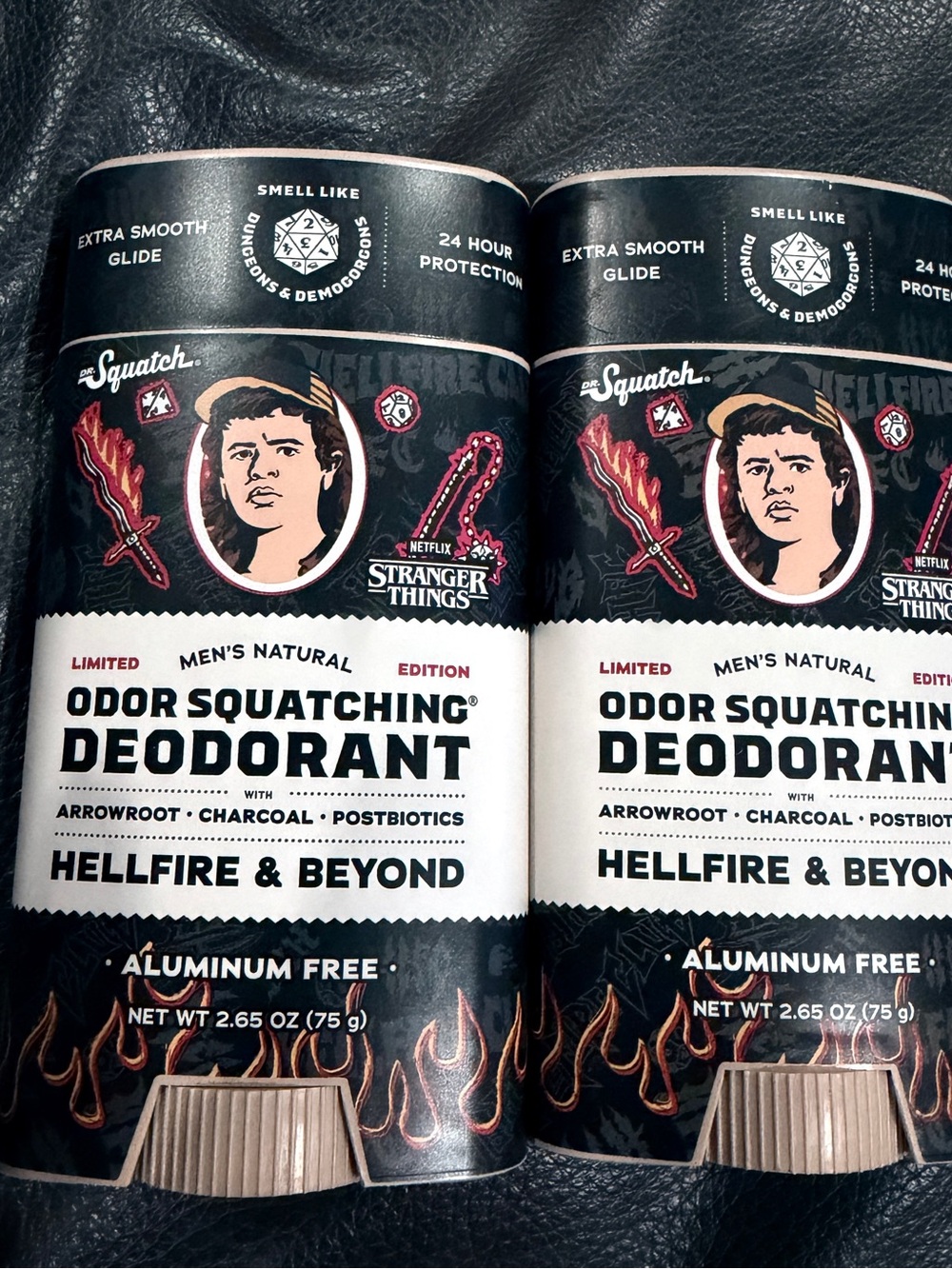 Hellfire & Beyond Odor Squatching Deodorant for Men — Black